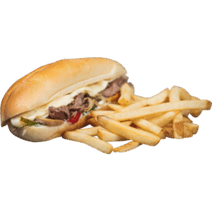 #7 Flavor-Packed 8” Philly & Fries Combo