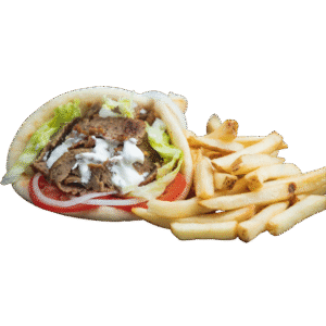 #8 Gyro Sandwich and Fries